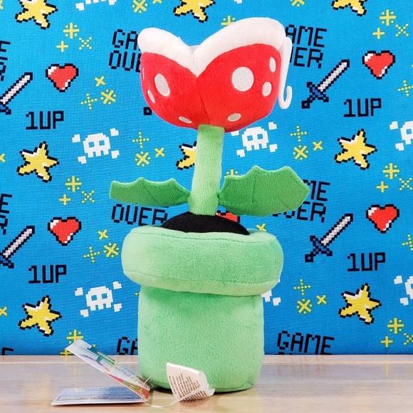 All Star Collection PIRANHA PLANT 9" #27 Nintendo Gaming Plush Rare/HTF NWT - Picture 3 of 11